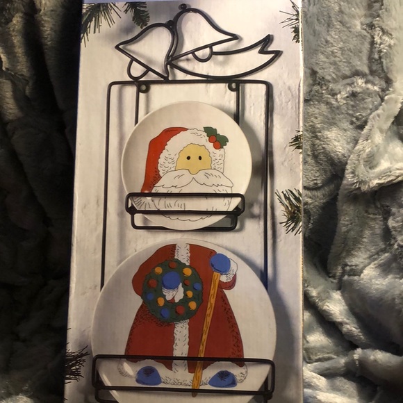 Home Heritage Other - Home for the Holidays-Decorative Plate and Holder Set